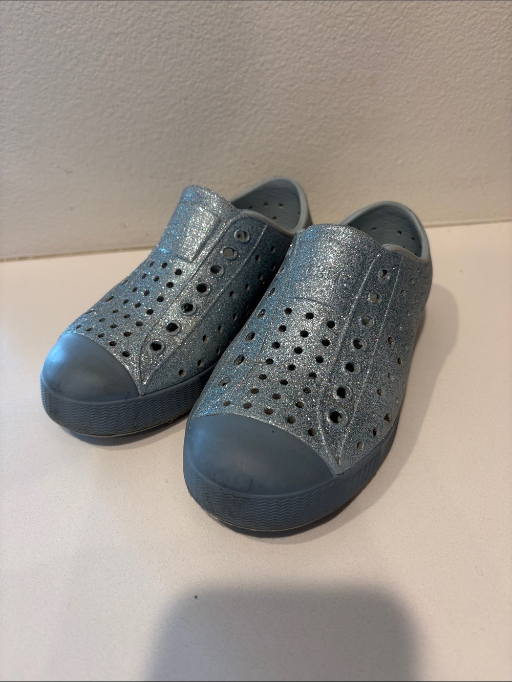 EUC Native Glitter Slip-On Water-Resistant Shoes